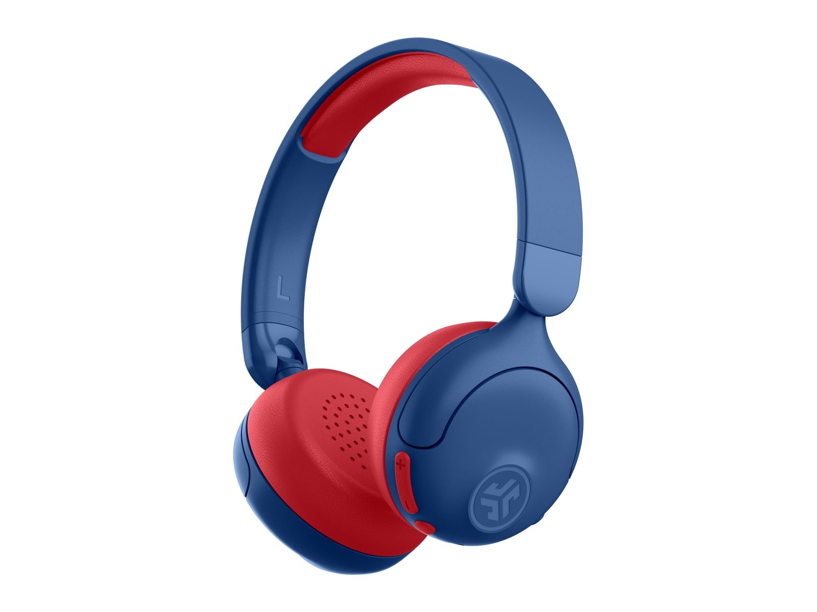 JLab - JBuddies ANC Wireless On-Ear Headphones - Blue/Red