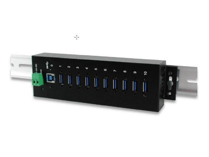 Exsys - EX-1110HMVS USB Hubs - Black