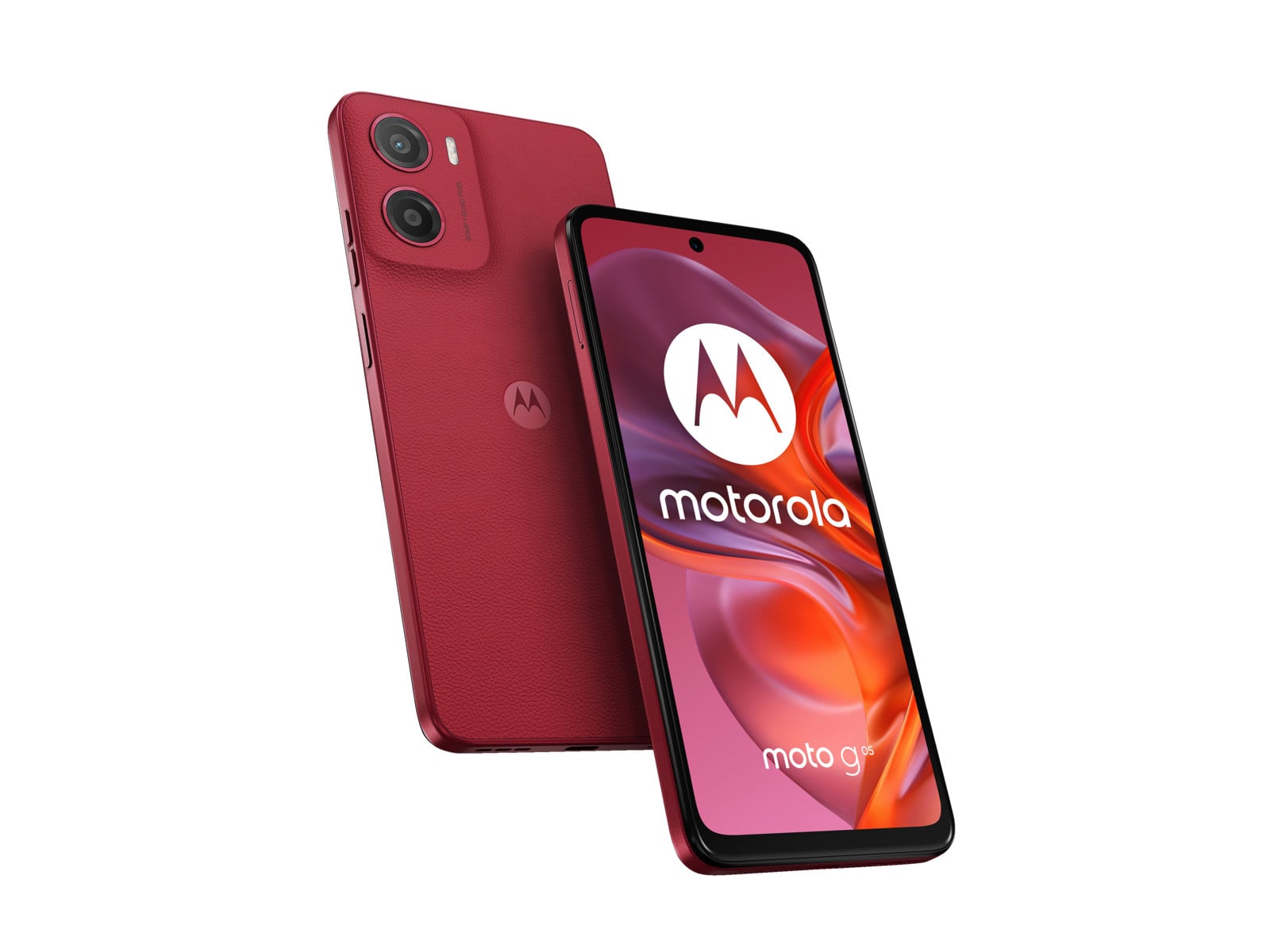 Motorola - Moto G05 4G LTE 64GB - Plum Red
