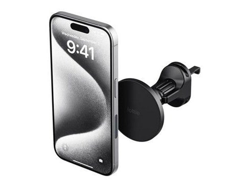 iOttie - iTap 3 MagSafe Compatible Car Air Vent Mount with Magnetic Ring Adapter - Black