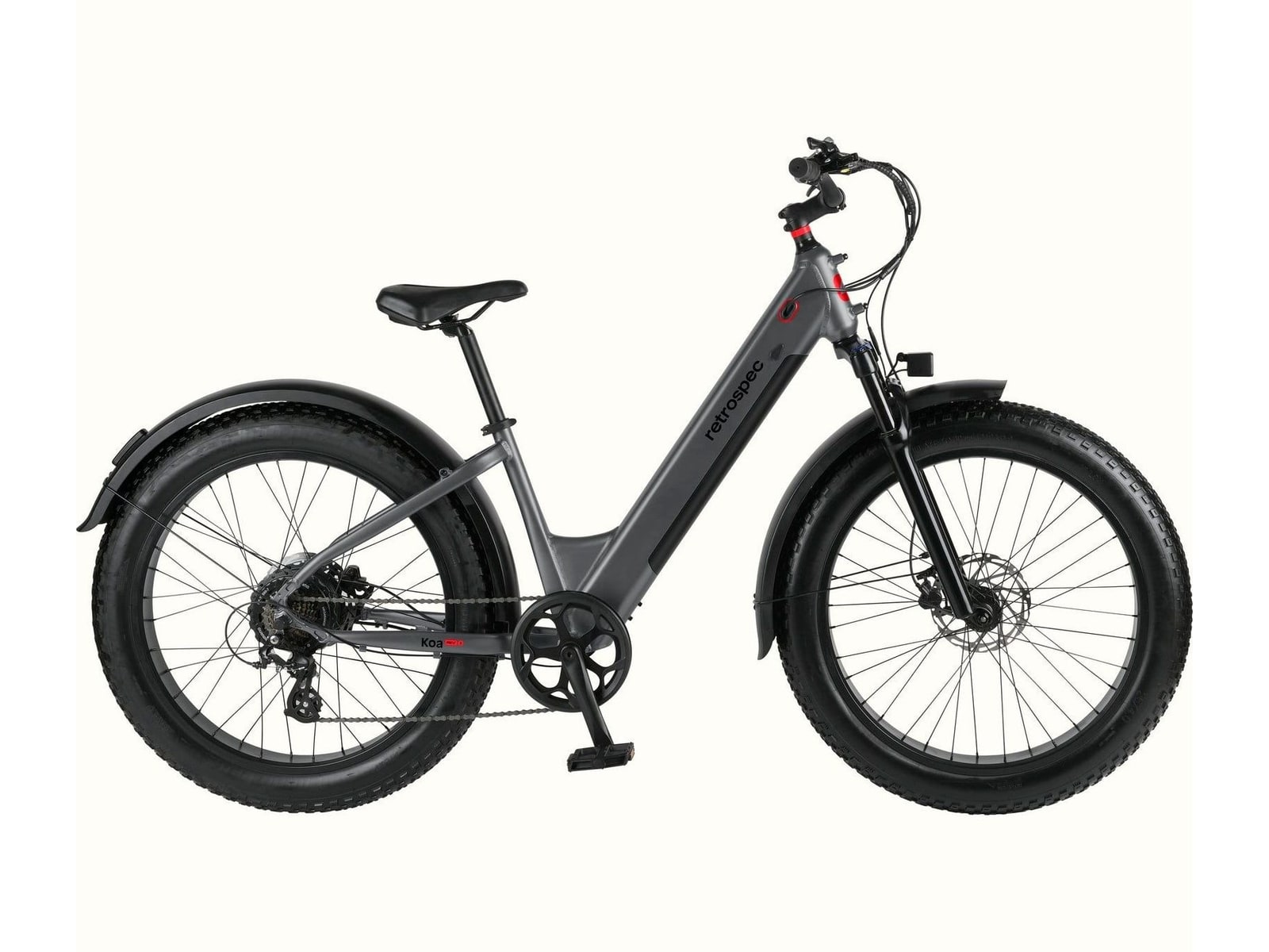 Retrospec - Koa Rev 3 Step-Through Matte Graphite Electric Bikes