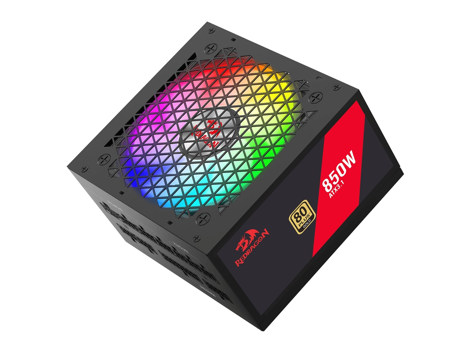 Redragon - RGMS-850W Air 80+ ATX 3.1 Fully Modular RGB PSU Power Supplies