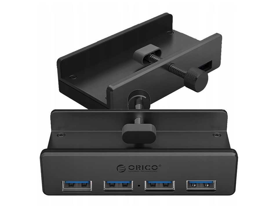 Orico - MH4PU 4-Port USB 3.0 USB Hubs - Black