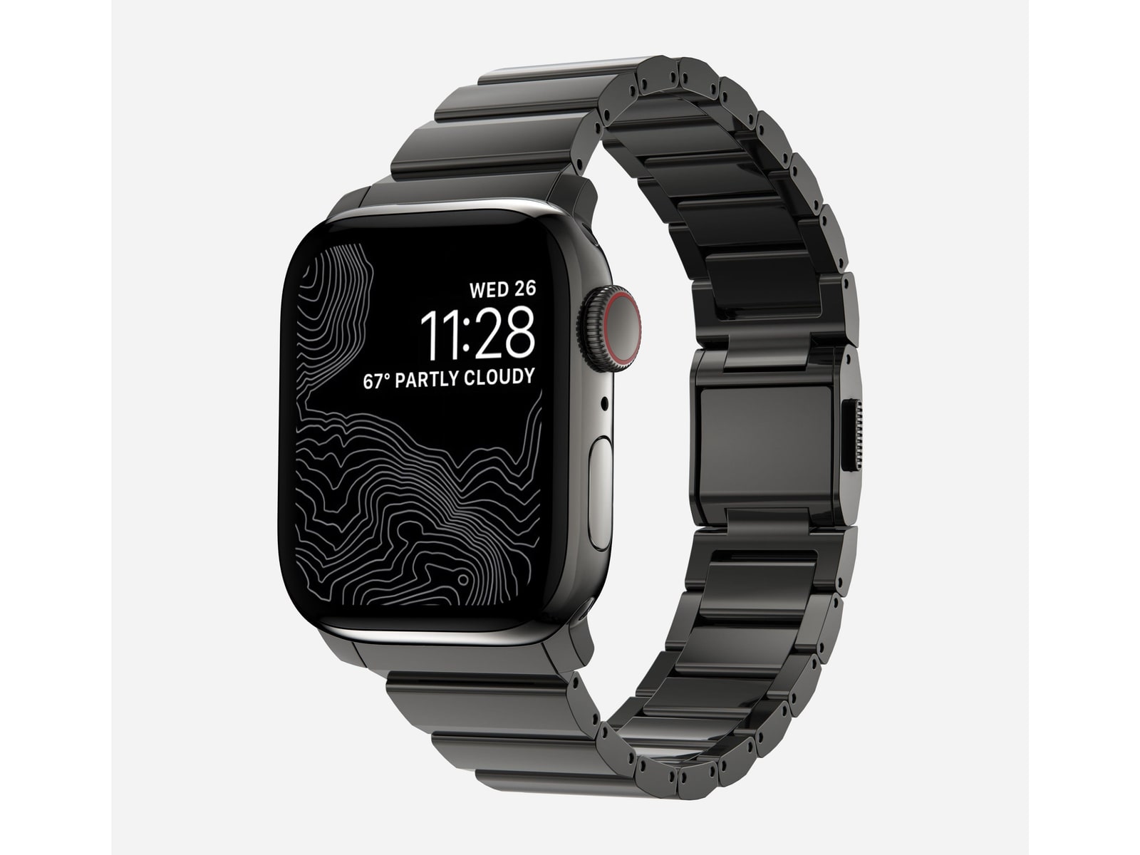 Nomad - Steel Band - 41mm/42mm Watch Bands - Graphite Hardware