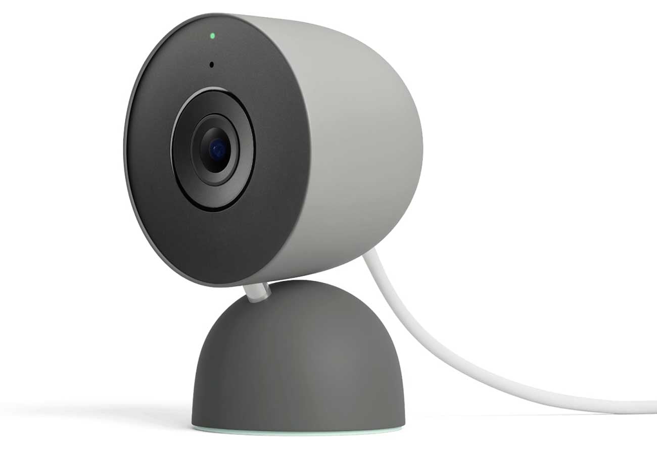 Google - Nest Cam Indoor Security Camera (3rd Gen) Security Cameras - Hazel