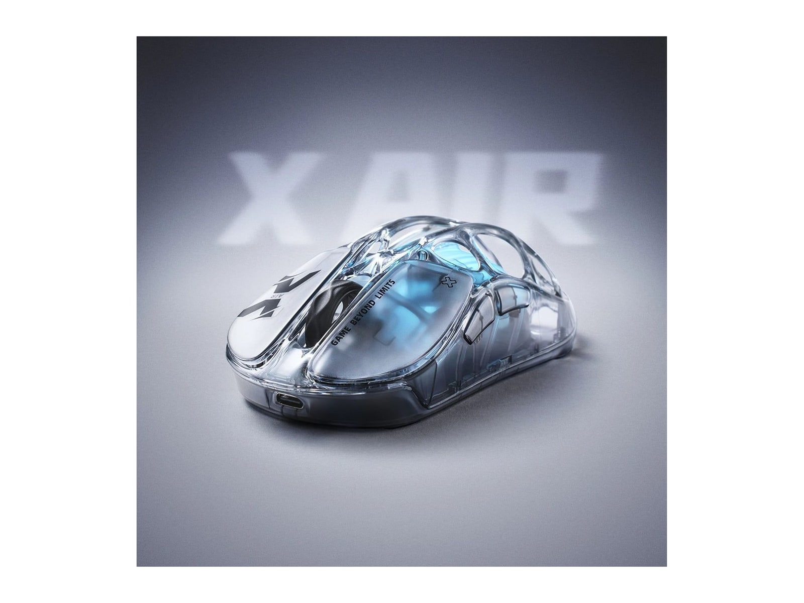 GravaStar - Mercury X Air 8KHz Wireless Mice - Onyx Crystal