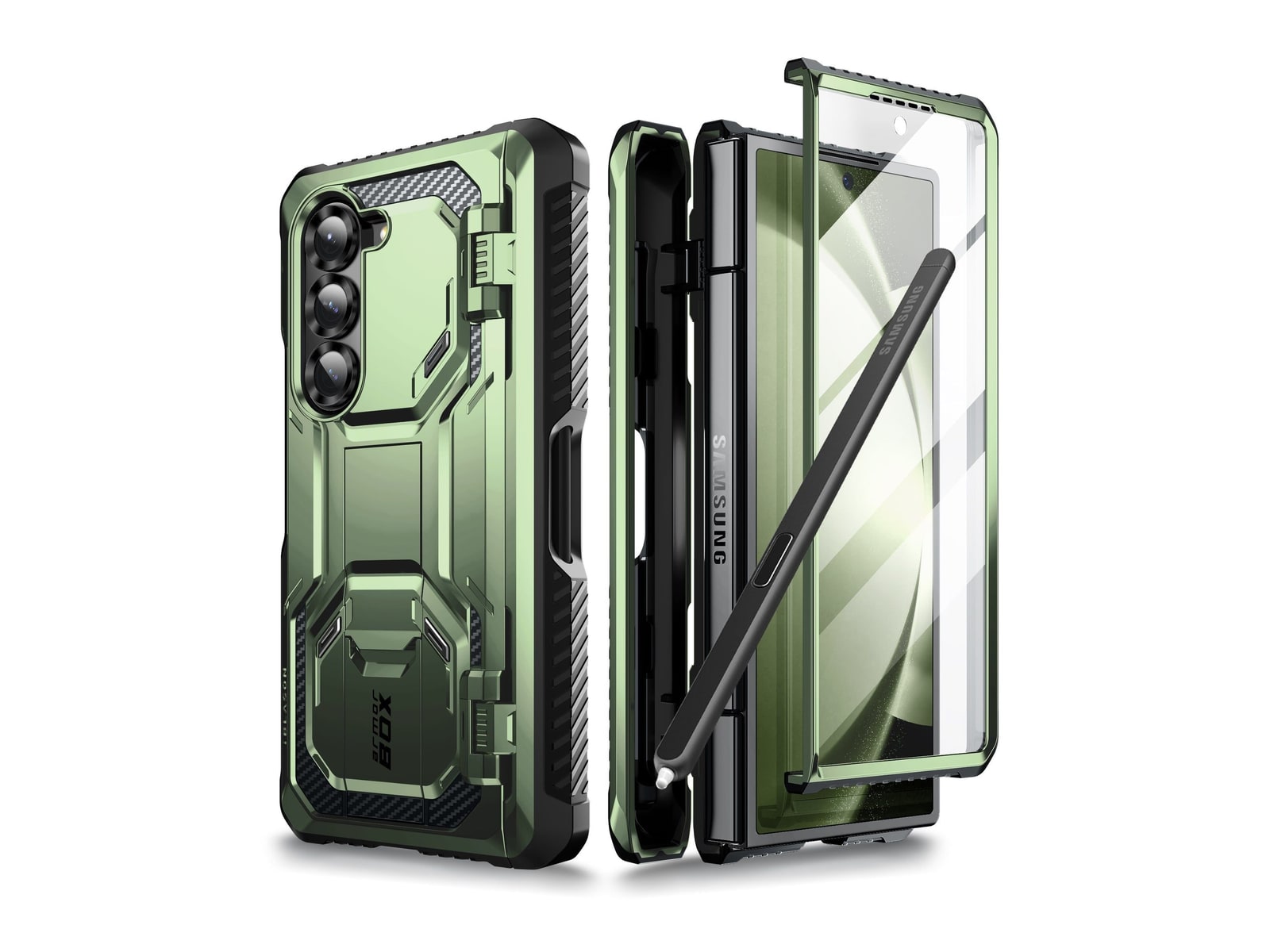 i-Blason - Armorbox - Galaxy Z Fold 6 - Dark Green
