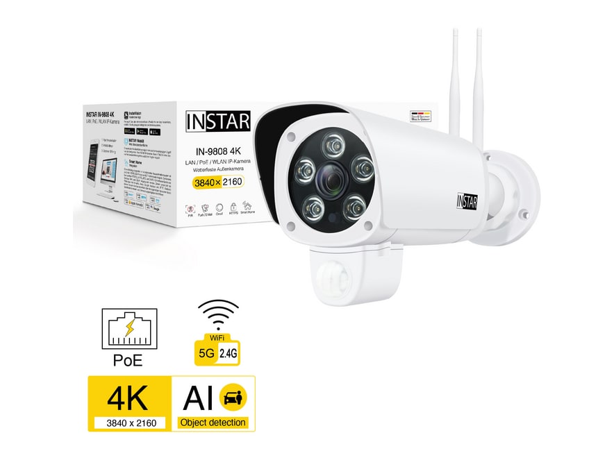 INSTAR - IN-9808 4K Security Cameras