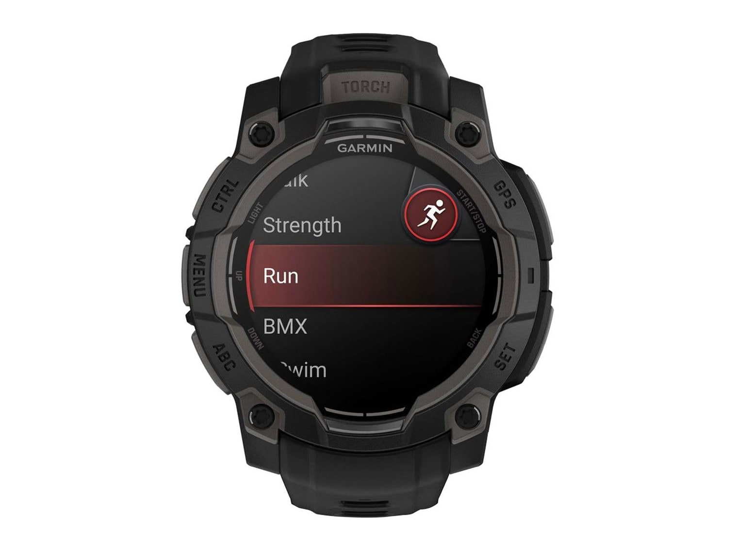 Garmin - Instinct 3 - 45 mm, AMOLED, Black with Black Band Smart Watches - Black