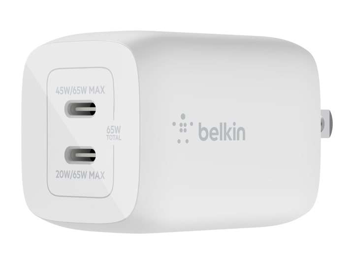 Belkin - BoostCharge Pro Dual USB-C GaN Wall Charger Wall Chargers