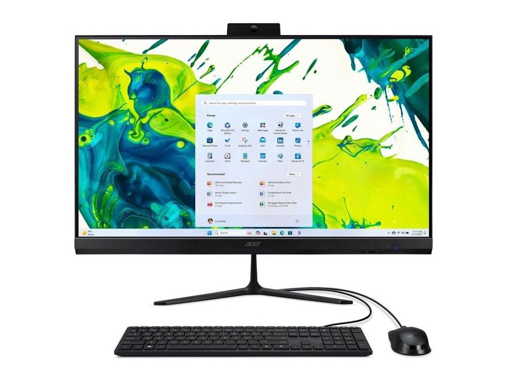 Acer - Aspire C27 27" - AMD Ryzen 5 7000 chip - 16GB Memory - 512GB SSD