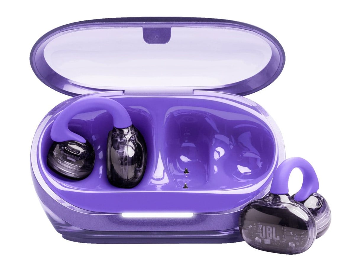 JBL - Soundgear Clips In-Ear Headphones - Purple
