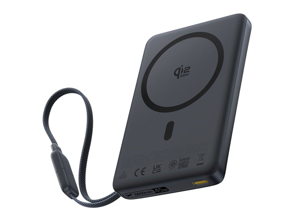 Baseus - PicoGo AM52 Qi2.2 Magnetic with Cable 10000 mAh Cosmic Black Power Banks
