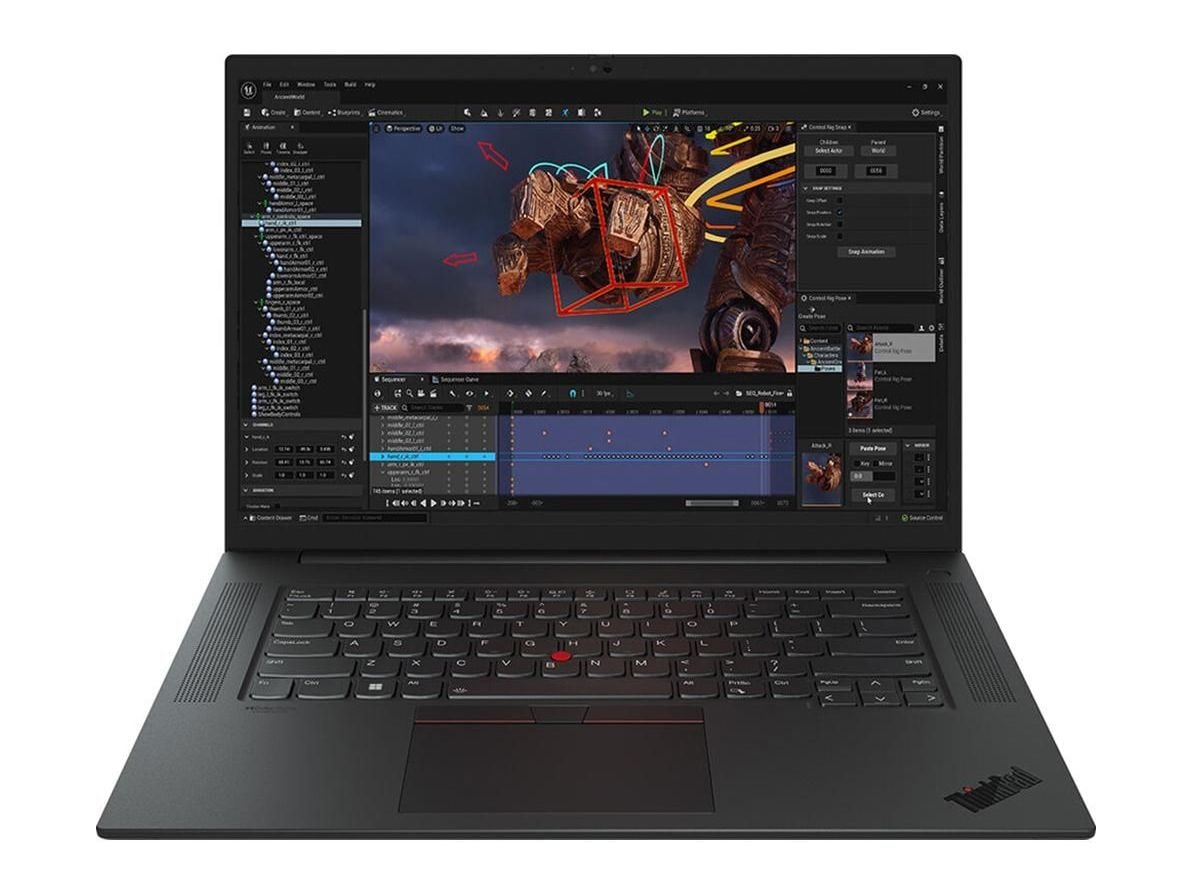 Lenovo - ThinkPad P1 Gen 6 16" - Intel Core i7-13700H chip - 32GB Memory - 1TB SSD - Black - Touch