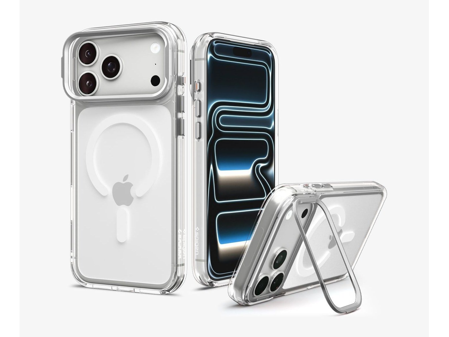 Spigen - Ultra Hybrid Optik S (Mag Fit) - iPhone 18 Pro Max - Clear Silver