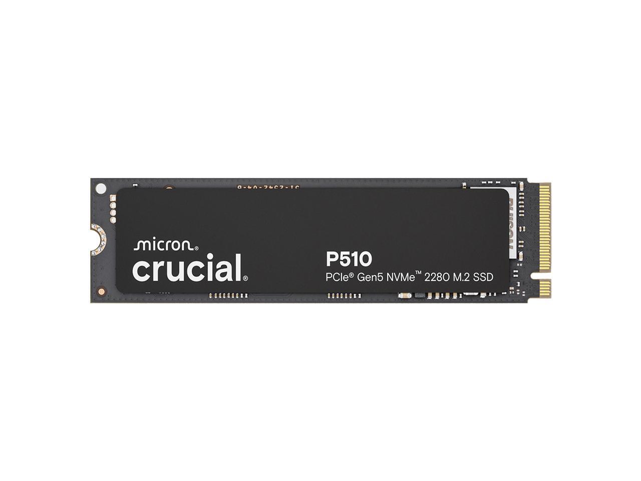 Crucial - P510 2TB M.2 SSDs - PCI-Express 5.0 without Heatsink