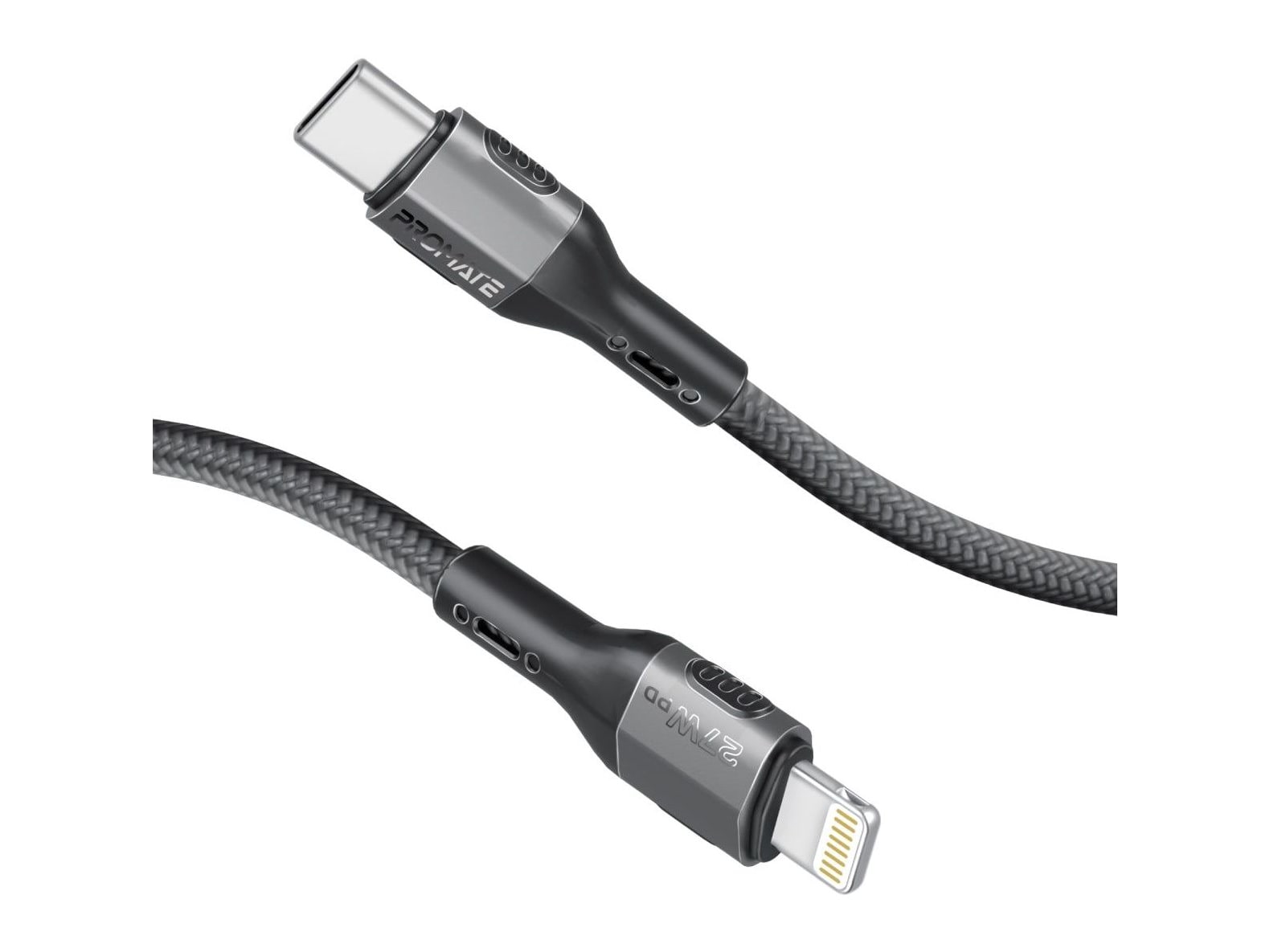 Promate - FletchLink-Ci USB Cables - Black