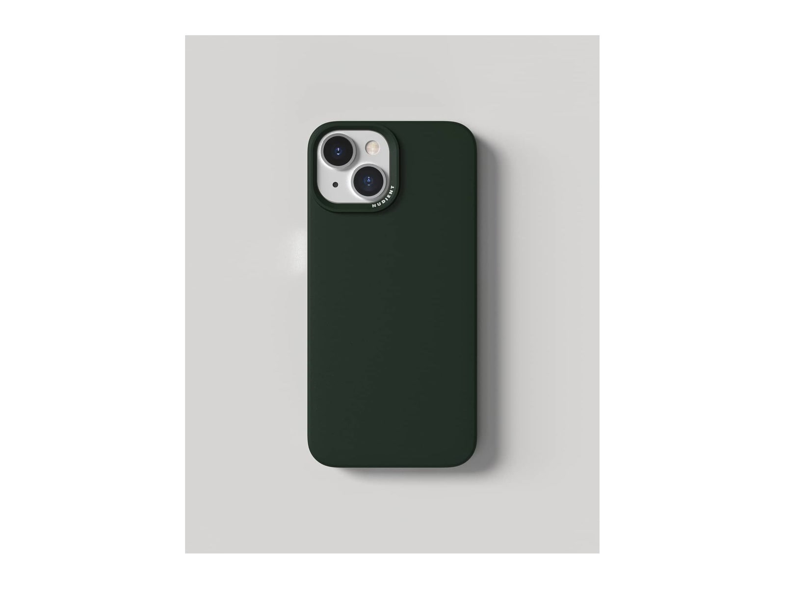 Nudient - Thin Case with MagSafe for iPhone 15 - Moss Green