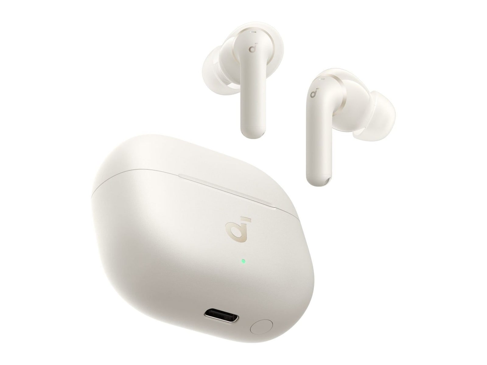 Soundcore - P42i Bluetooth True Wireless Earbuds - Oat White