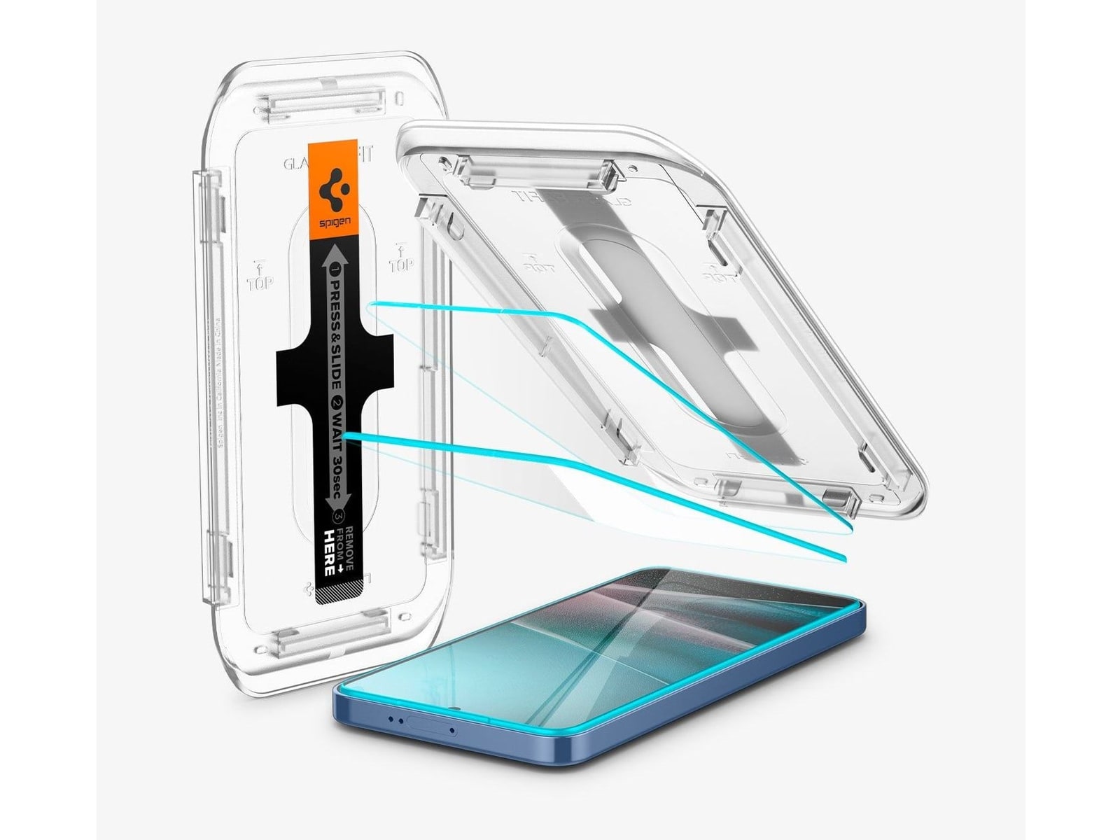 Spigen - GLAS.tR EZ Fit - Galaxy S25 Plus - Clear