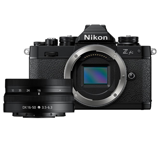 Nikon - Z fc 20.9MP Mirrorless Cameras with 16-50mm f/3.5-6.3 Lens - Black