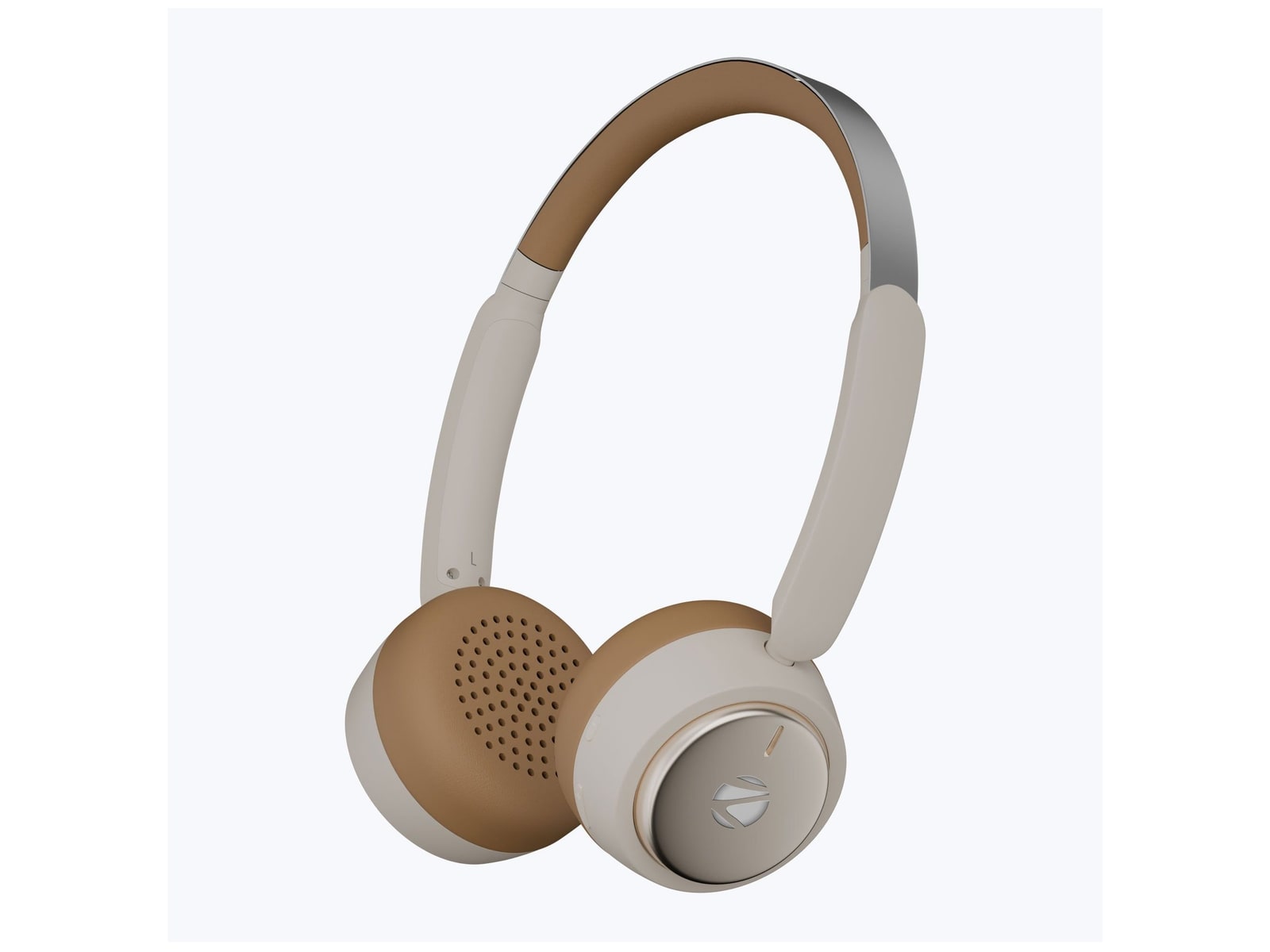Zebronics - Zeb Duke 2 Pro Over-Ear Headphones - Beige