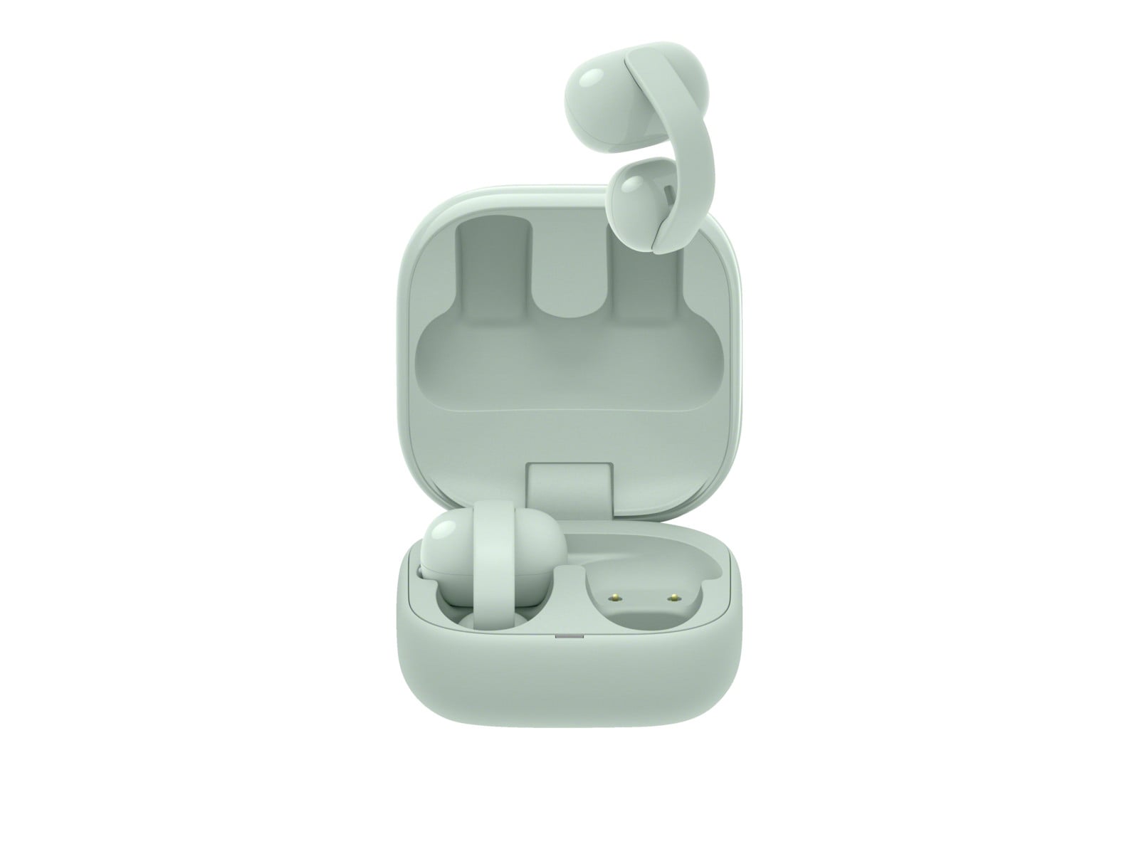 Sony - LinkBuds Clip Bluetooth True Wireless Earbuds - Green