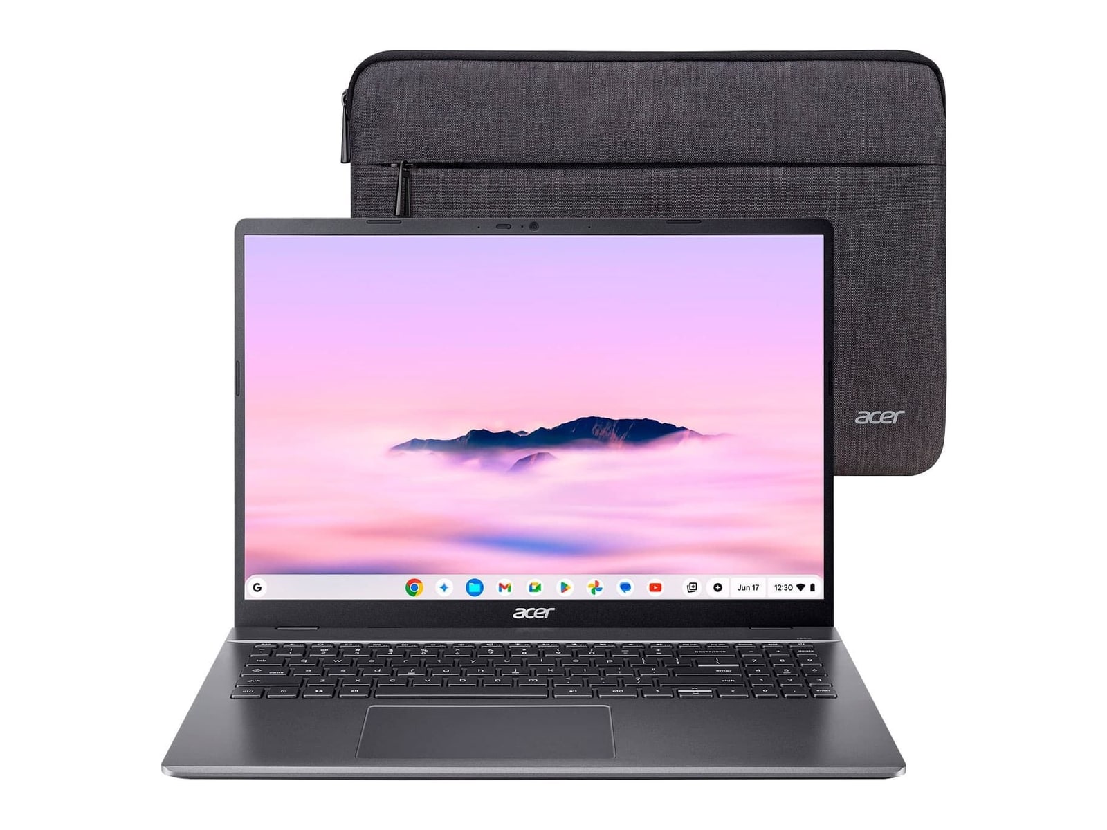 Acer - Chromebook Plus 516 16" - Intel Core i3-1315U chip - 8GB Memory - 128GB SSD - Steel Gray