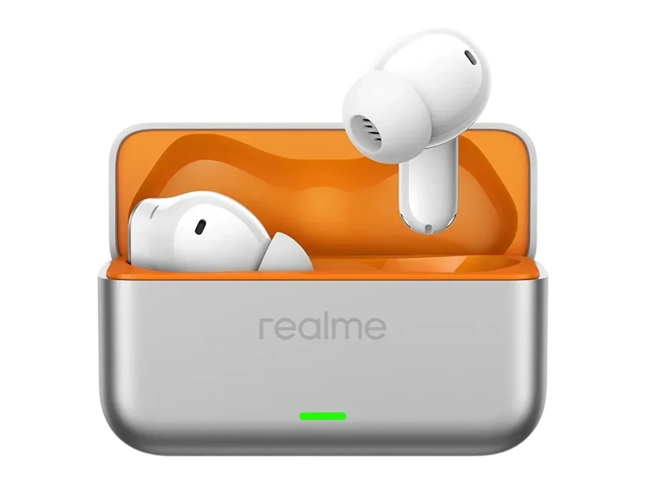 Realme - Buds T500 Pro Bluetooth True Wireless Earbuds - Silver