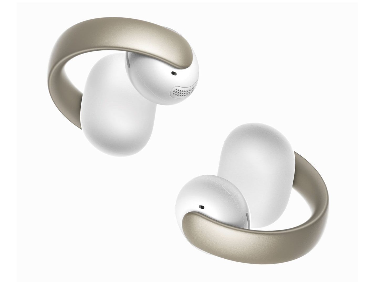 Soundcore - AeroClip Bluetooth 5.4 True Wireless Earbuds - Champagne Mist