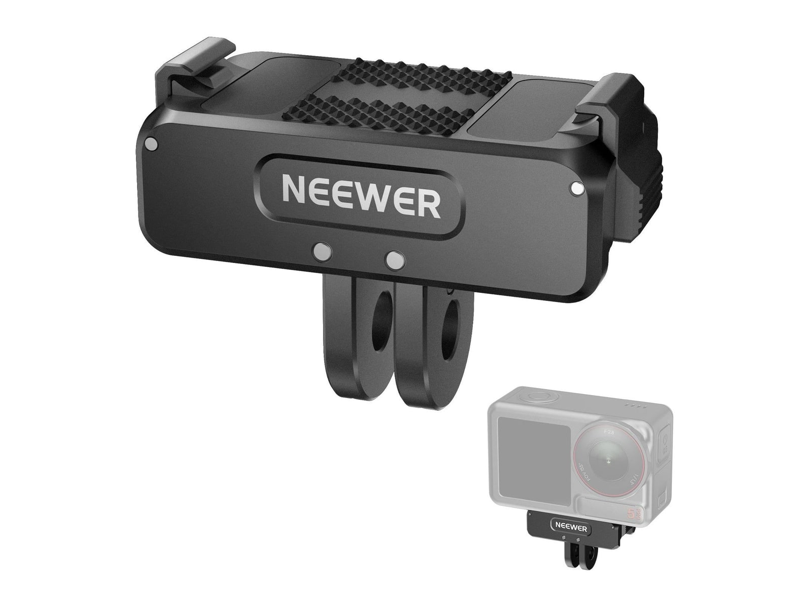 Neewer - AC011 Quick Release Magnetic Mount For DJI Osmo 360 Action 5 Pro/4/3 Camera Accessories - Black