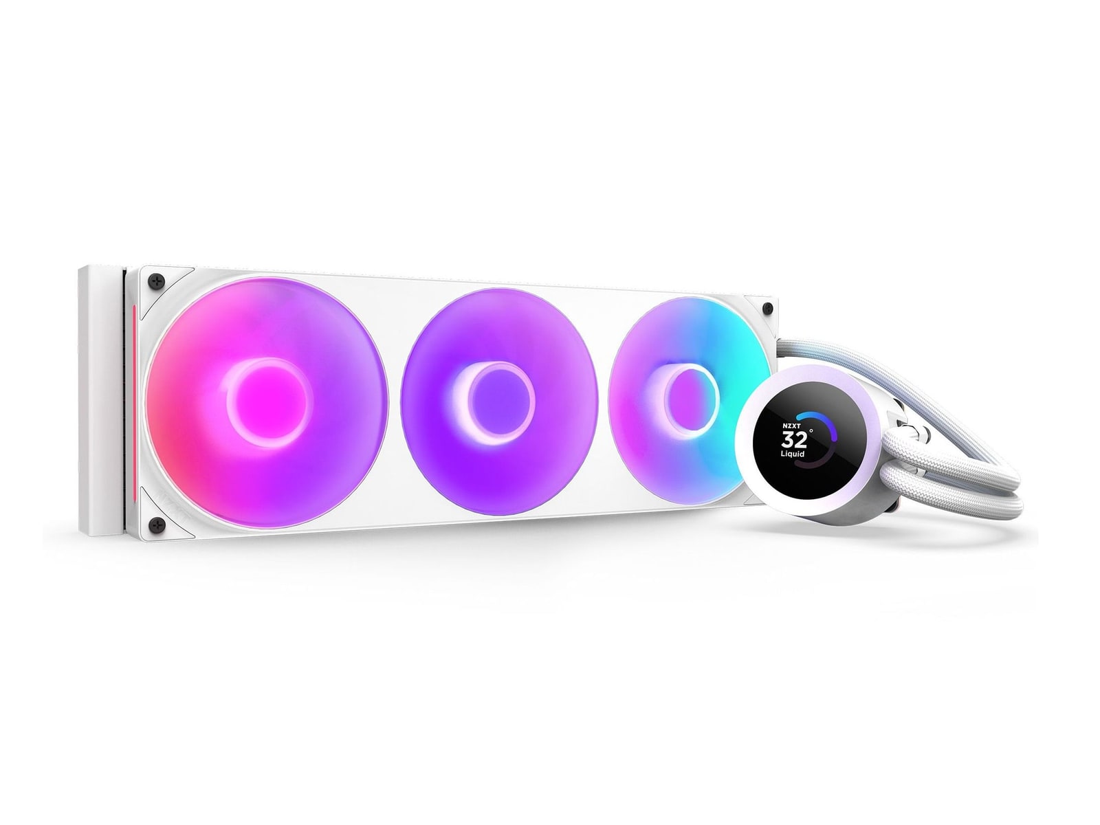 NZXT - Kraken Plus RGB 360 White Cooling Systems