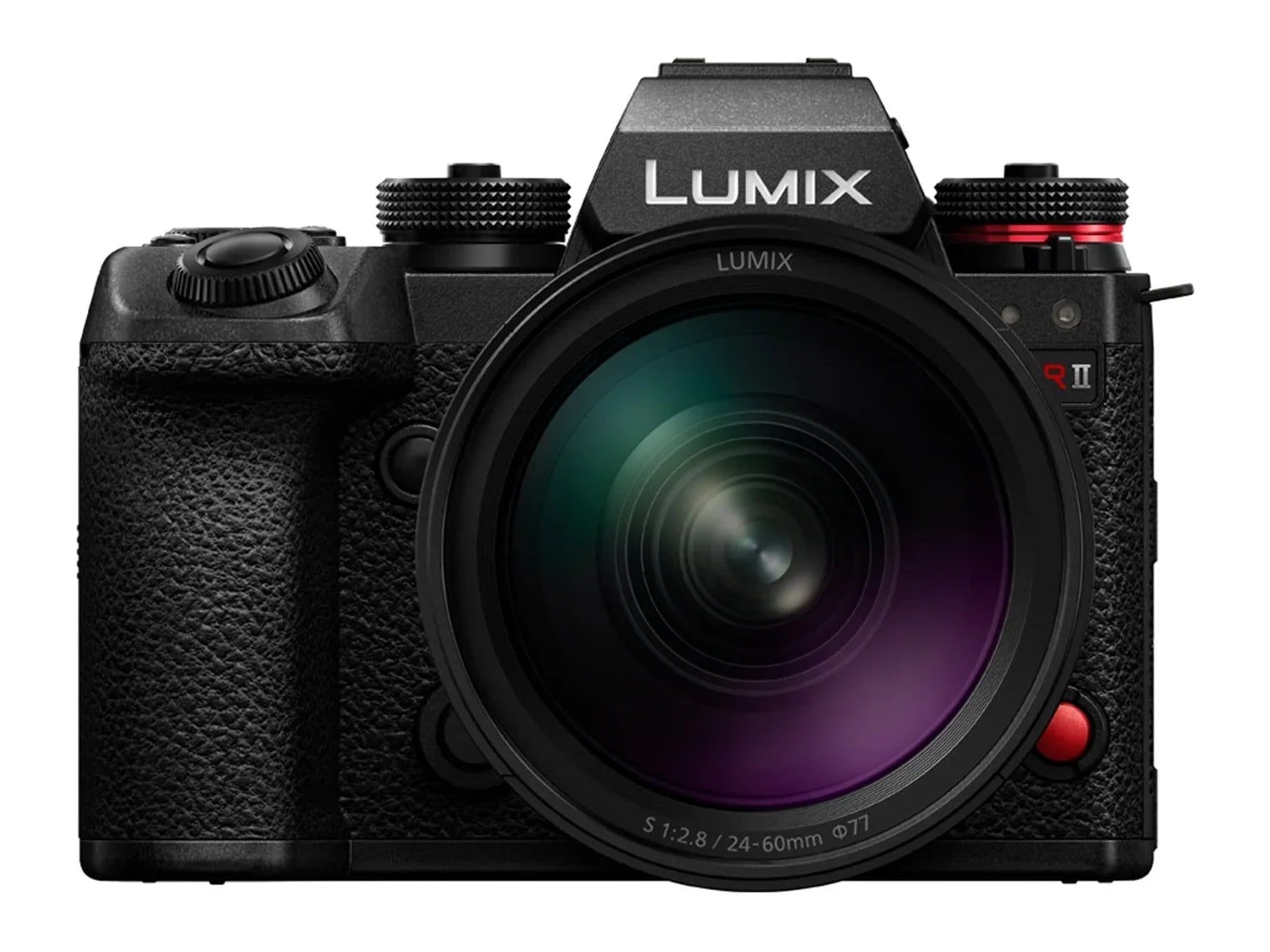 Panasonic - LUMIX S1R II 44.3 MP Mirrorless Cameras S24-60mm Lens Kit - Black