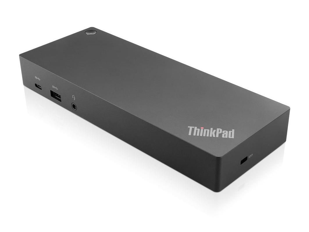 Lenovo - ThinkPad Hybrid USB-C Dock Docking Stations - Black