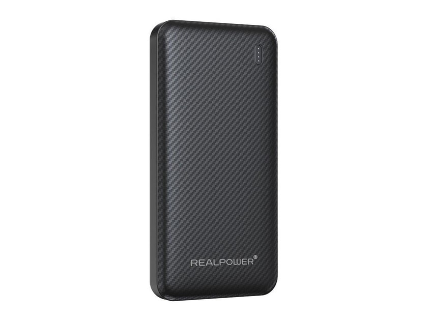RealPower - PB-10000 SSB 10000 mAh Black Power Banks