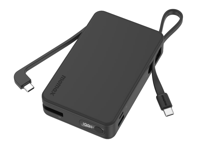 MOMAX - 1-Power Vital+ Power Bank 20000mAh Black Power Banks