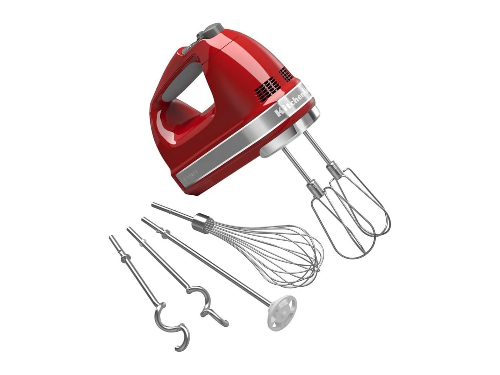 KitchenAid - 9-Speed Hand Mixer Empire Red Blenders & Mixers