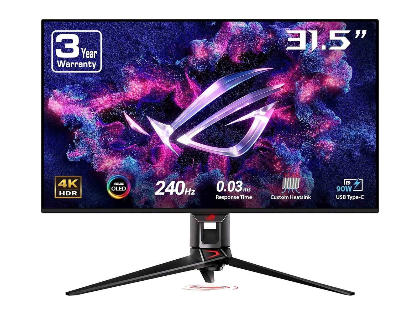 ASUS - 32" ROG Swift PG32UCDMR 4K UHD 240Hz OLED Monitors