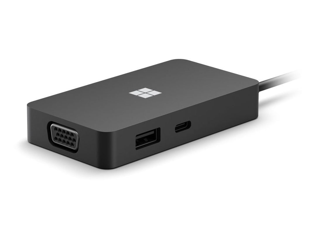 Microsoft - Surface USB-C Travel Hub Docking Stations - Black