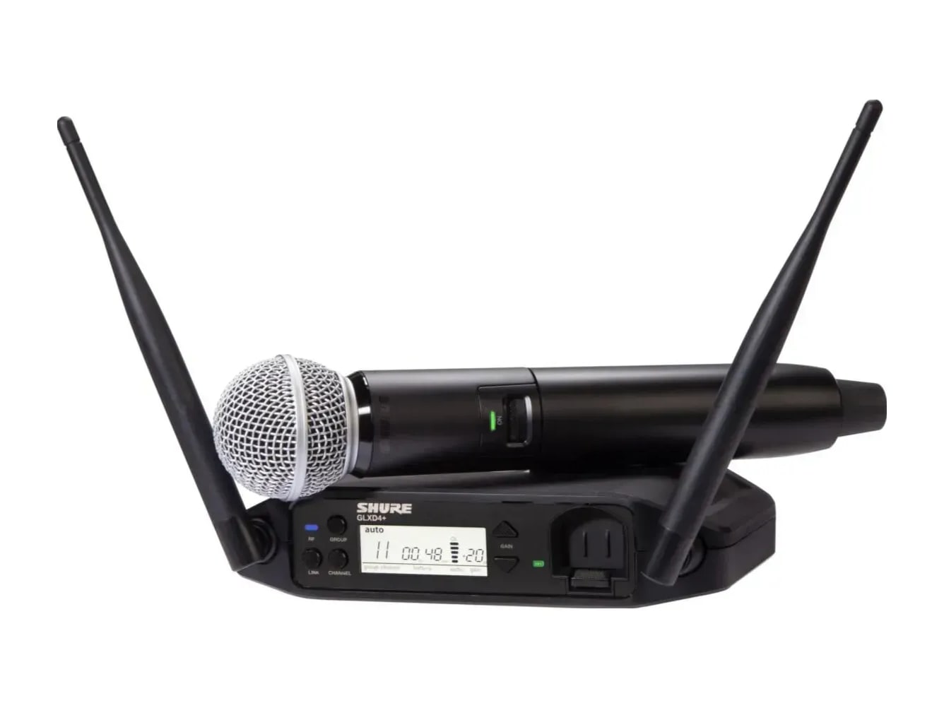 Shure - GLXD24+ Dual Band Digital Wireless System Microphones
