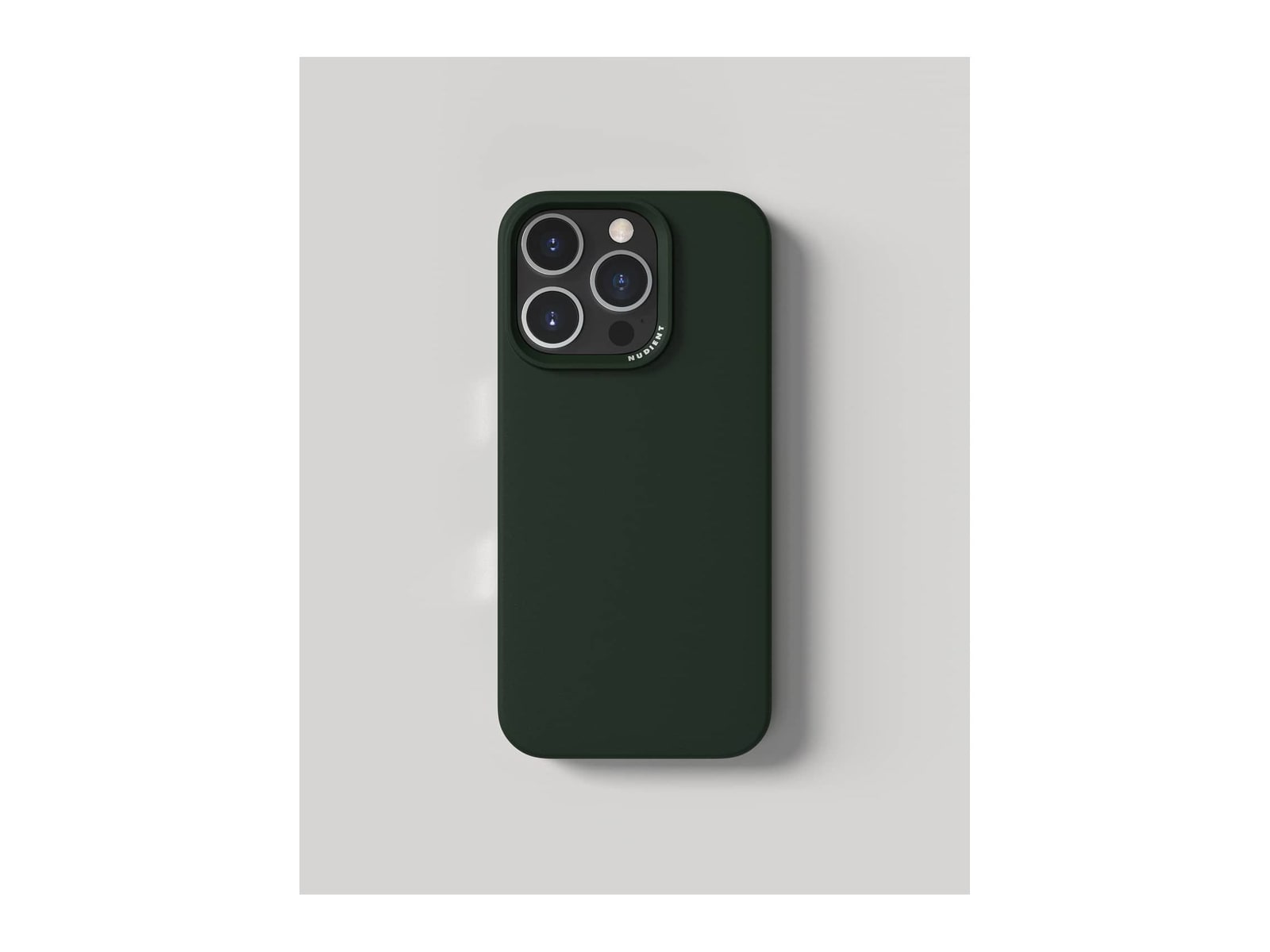 Nudient - Thin Case with MagSafe for iPhone 16 Pro - Moss Green
