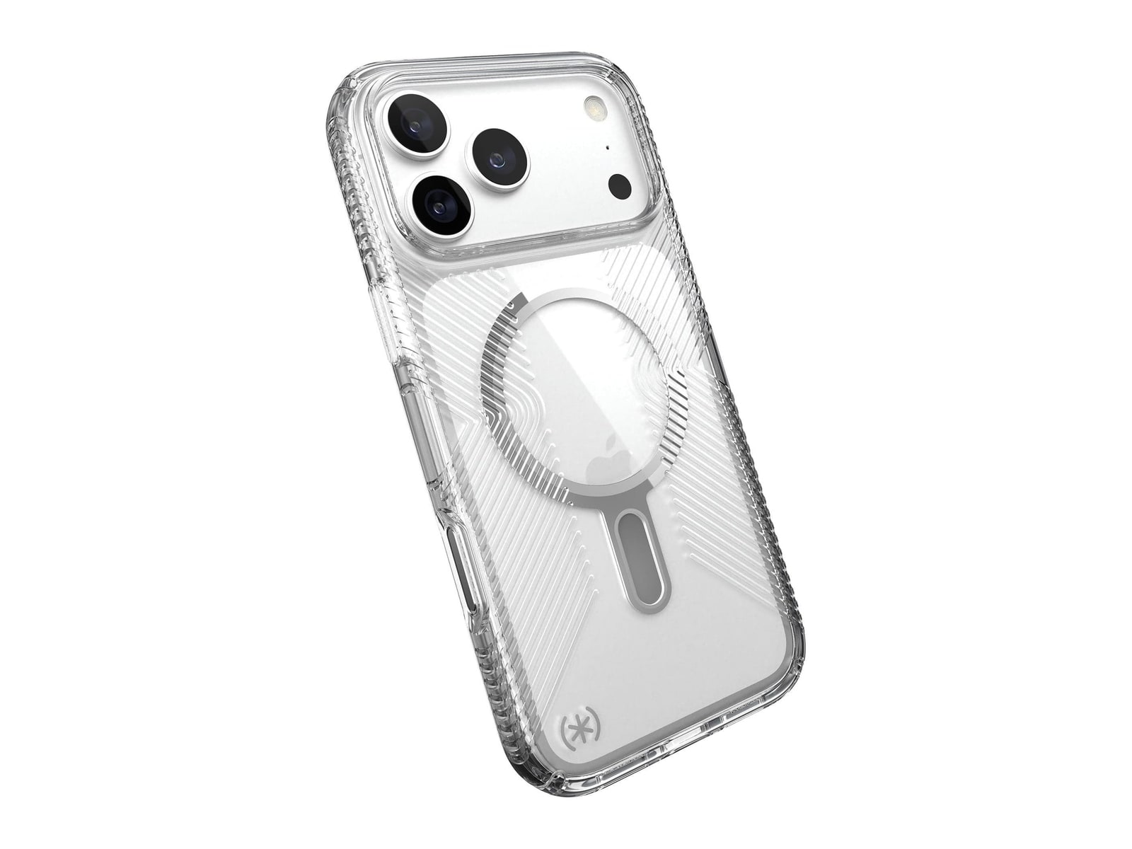Speck - Presidio Perfect-Clear Grip MagSafe with ClickLock - iPhone 18 Pro Max - Clear