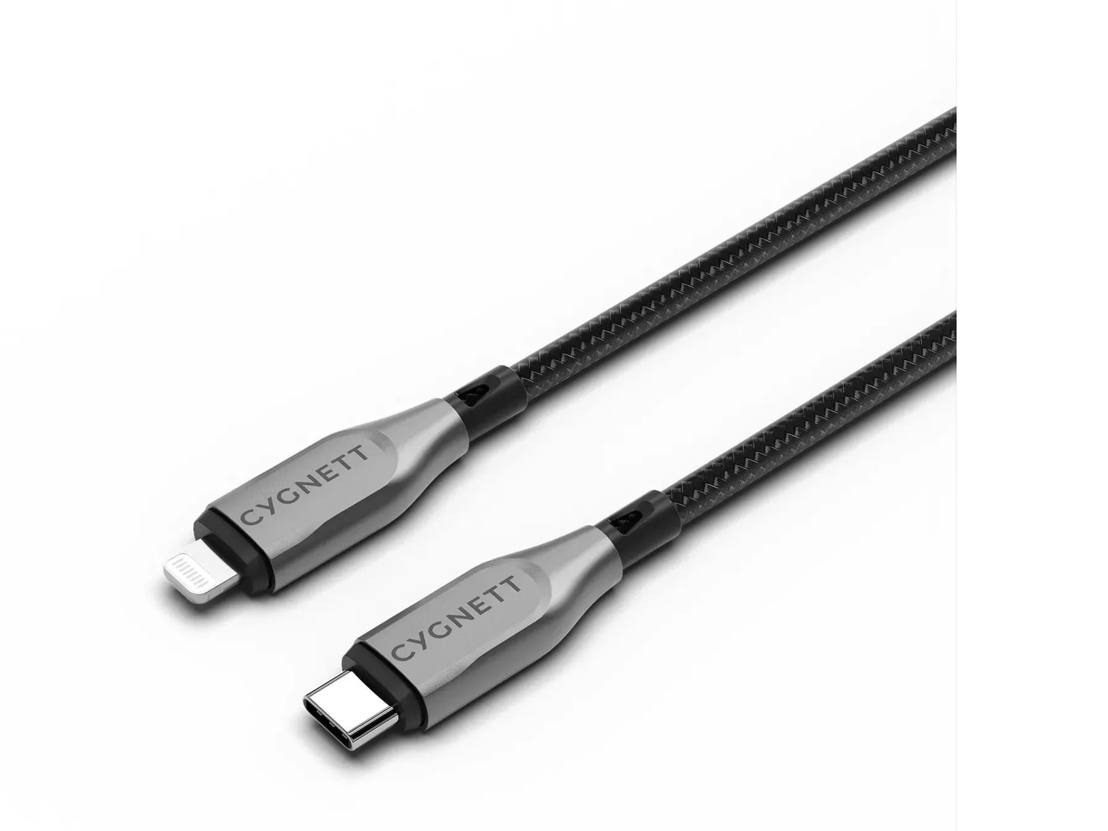 Cygnett - Armoured Lightning to USB-C Cable - 2M - Black Charging Cables