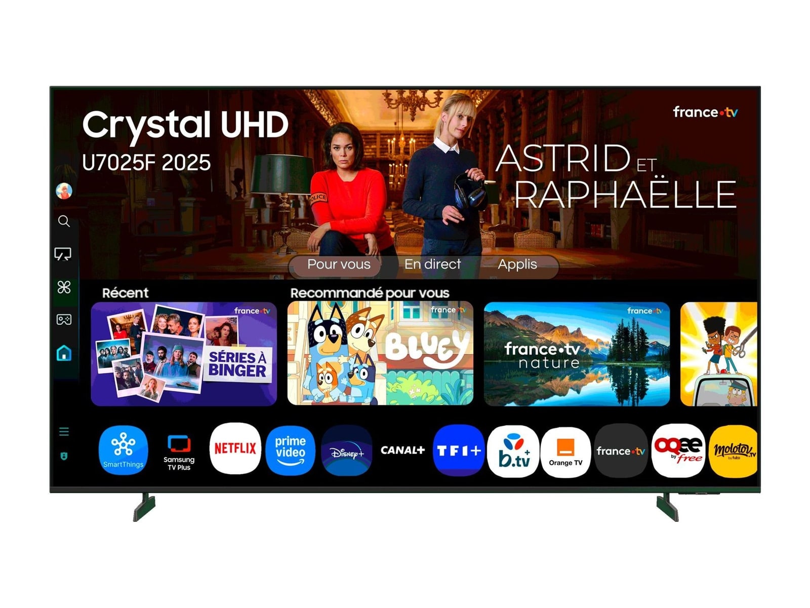 Samsung - Crystal UHD U7025 75 inch 4K/8K TVs