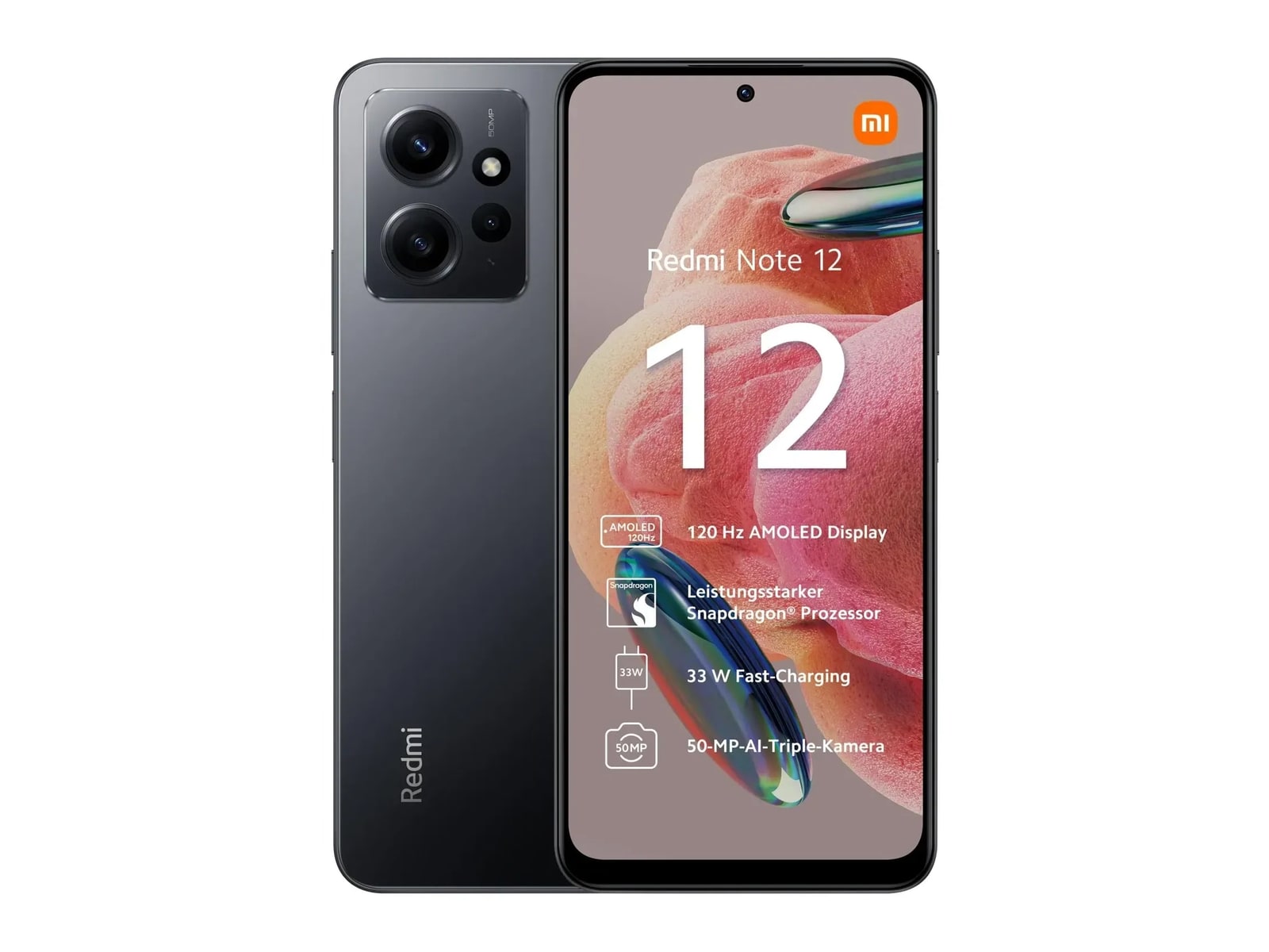 Redmi - Note 12 64GB - Onyx Gray