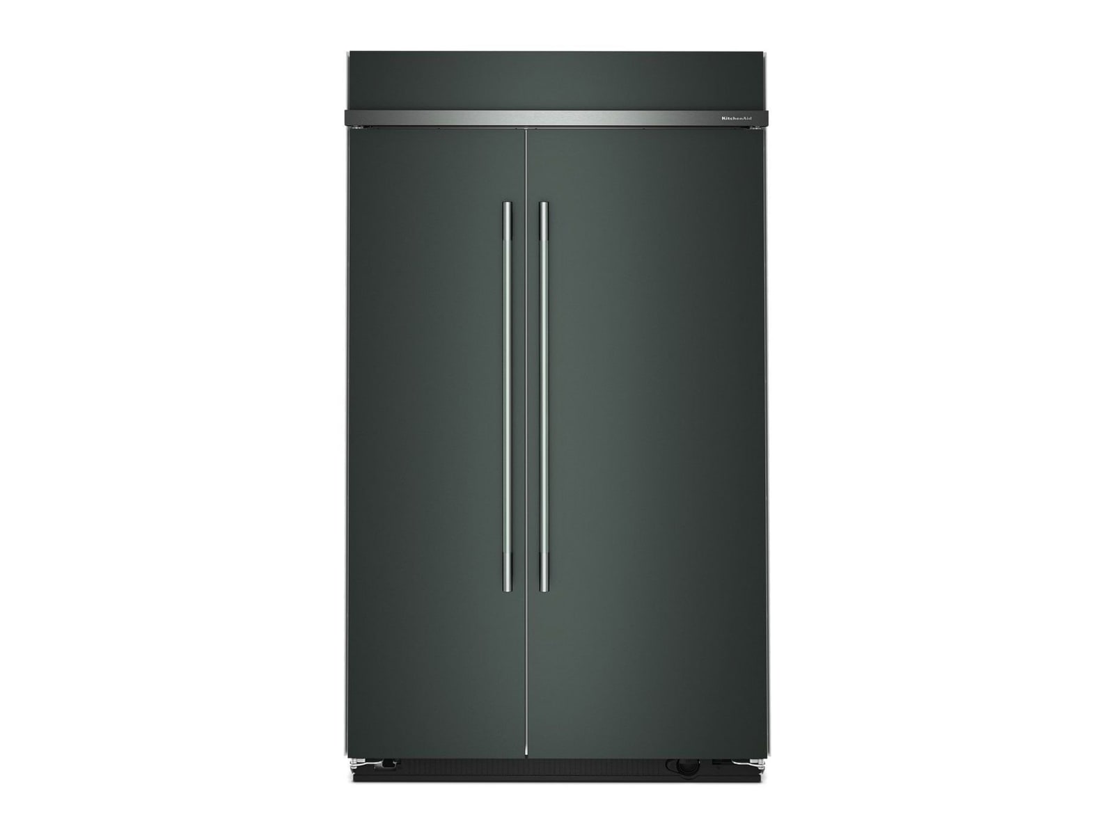 KitchenAid - 30 Cu. Ft. Built-In Side-by-Side Refrigerator with Platinum Interior 48-Inch Wide Juniper Refrigerators