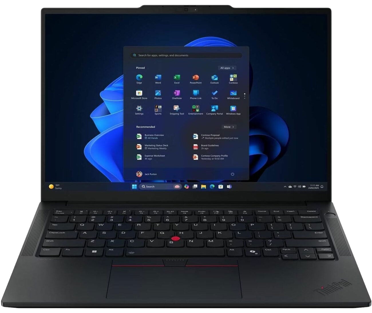 Lenovo - ThinkPad E14 Gen 7 14" - Intel Core 5 210H chip - 16GB Memory - 256GB SSD - Black