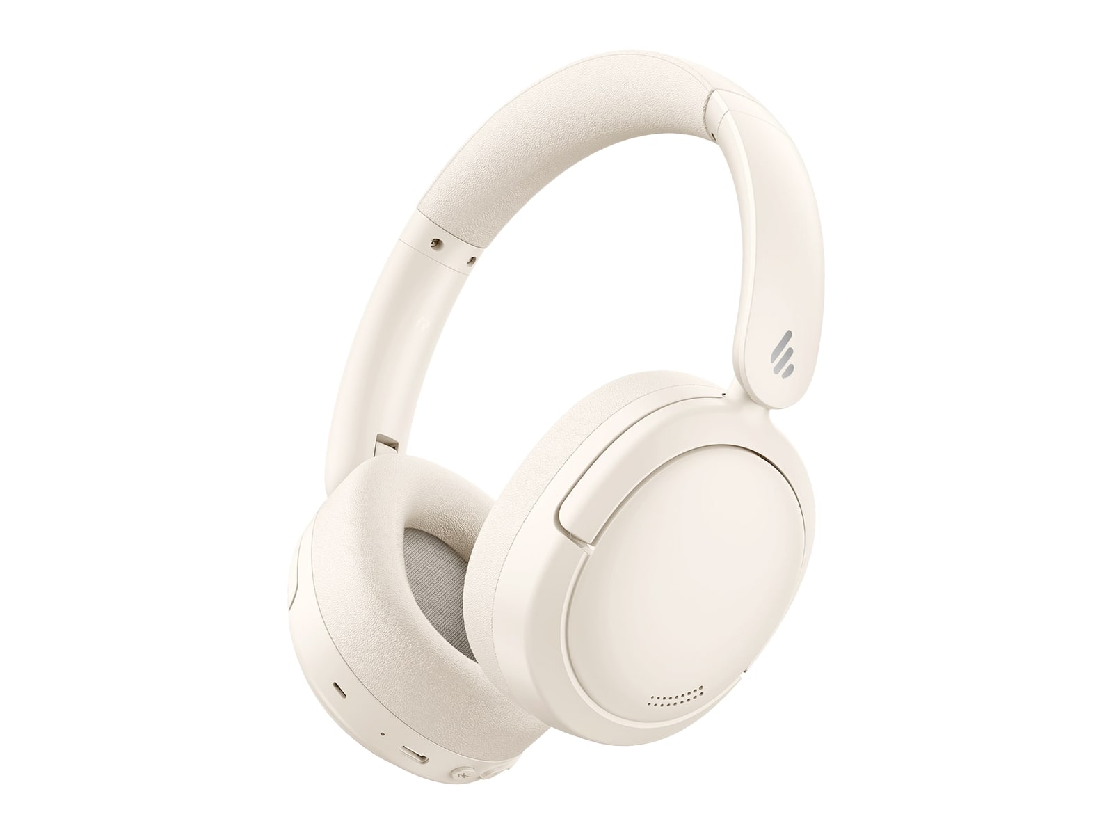 Edifier - V80 Bluetooth 5.4 Noise Cancelling Headphones - Ivory White