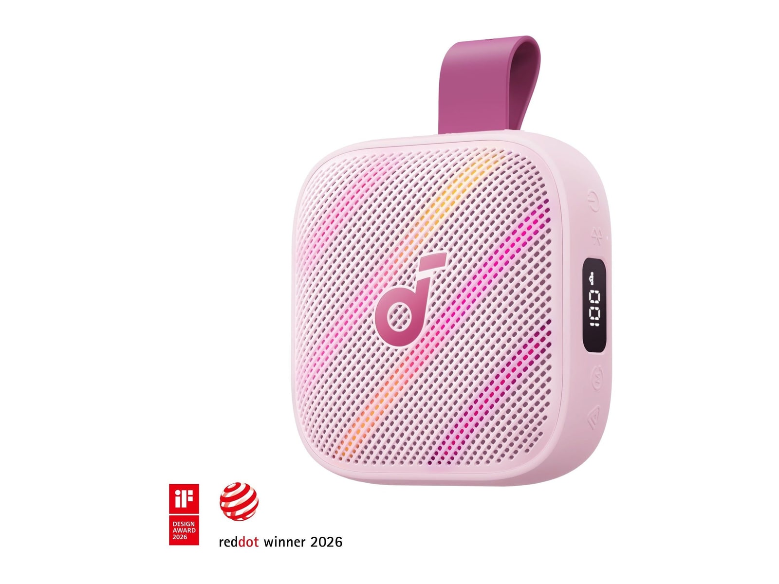 Soundcore - Boom Go 3i Bluetooth Portable Speakers - Rose Gold