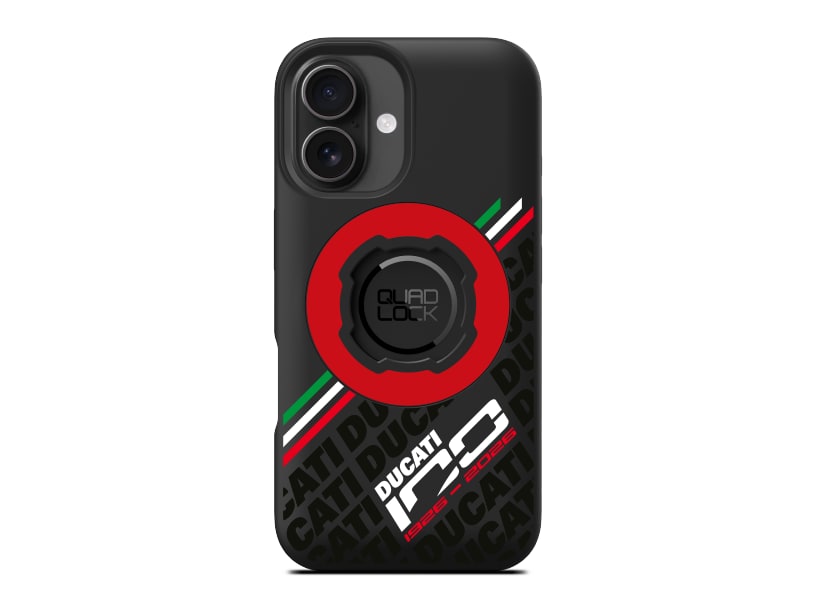 Quad Lock - MAG Case - iPhone 16 Pro - Ducati 100 Years